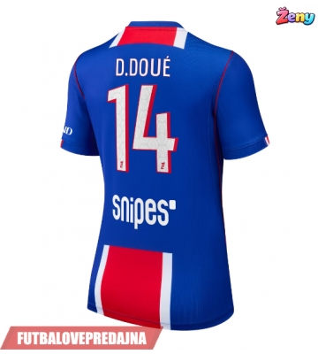 Lacne Ženy Futbalové dres Paris Saint-Germain Desire Doue #14 2026-27 Krátky Rukáv - Domáci